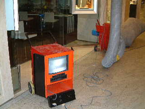 Removal of Broken Insulation in a Shopping Centre