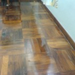 Deterioration of Parquet Due to Water Leakage