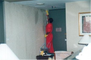 Germs Decontamination and Ox Bio Germ Shield Treatment on Microbial Infested Wall Paper