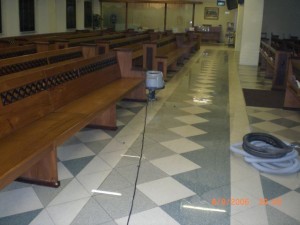 Flooding Restoration in a Church