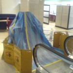 Flooding Restoration and Drying of an Escalator in a Major Bank